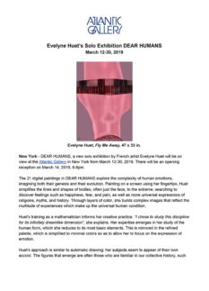 thumbnail_Evelyne Huet DEAR HUMANS press release-P1